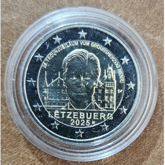 2 Euro Luxemburg 2025 - Henrik luxemburgi nagyherceg trónra lépésének 25. évfordulója (BU holland verjeggyel)