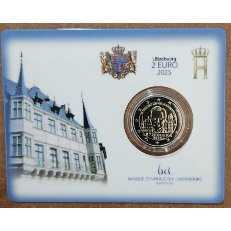 2 Euro Luxemburg 2025 - Henrik luxemburgi nagyherceg trónra lépésének 25. évfordulója (BU holland verjeggyel)