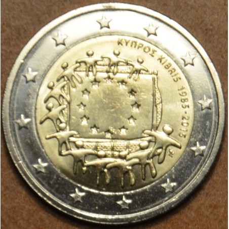 Euromince mince 2 Euro Cyprus 2015 - 30 rokov Europskej vlajky (UNC)