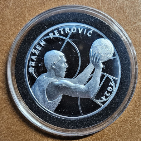 4 Euro Croatia 2024 - Drazen Petrovic – Basketbal (Proof)