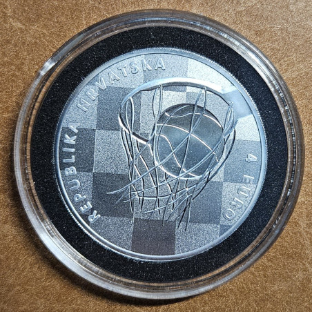 4 Euro Chorvátsko 2024 - Drazen Petrovic – Basketbal (Proof)