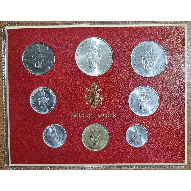 eurocoin eurocoins Vatican 8 coins 1971 (BU)