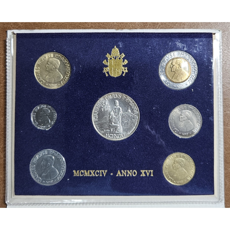 eurocoin eurocoins Vatican 8 coins 1974 (BU)