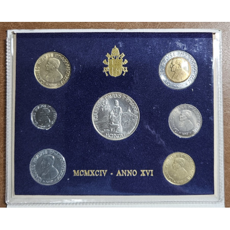 eurocoin eurocoins Vatican 8 coins 1974 (BU)