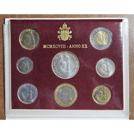 eurocoin eurocoins Vatican 8 coins 1974 (BU)