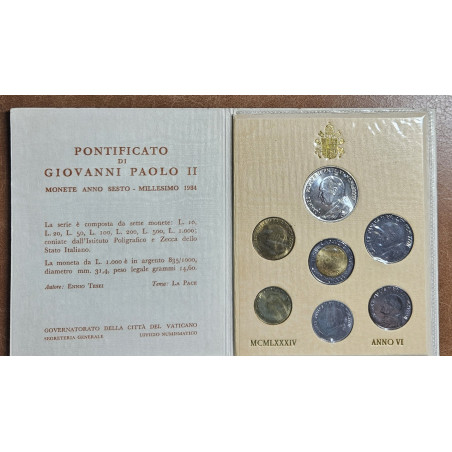 eurocoin eurocoins Vatican 8 coins 1974 (BU)
