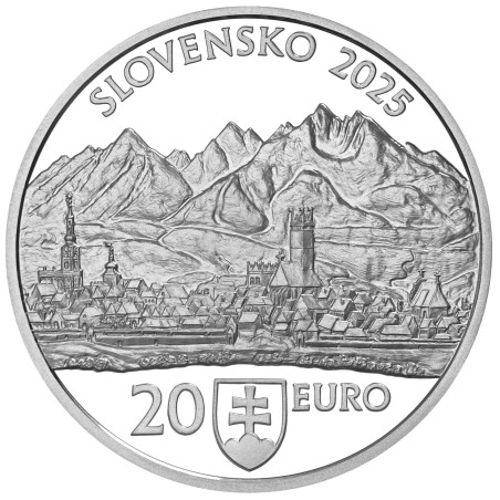 20 Euro Szlovákia 2025 - Késmárk (Proof)