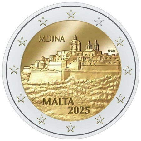 2 Euro Málta 2025 - Mdina (UNC)