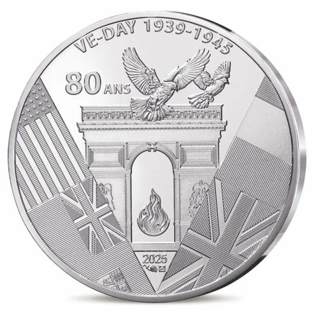 10 Euro Franciaország 2025 - Ve-Day 1939-1945 (UNC)