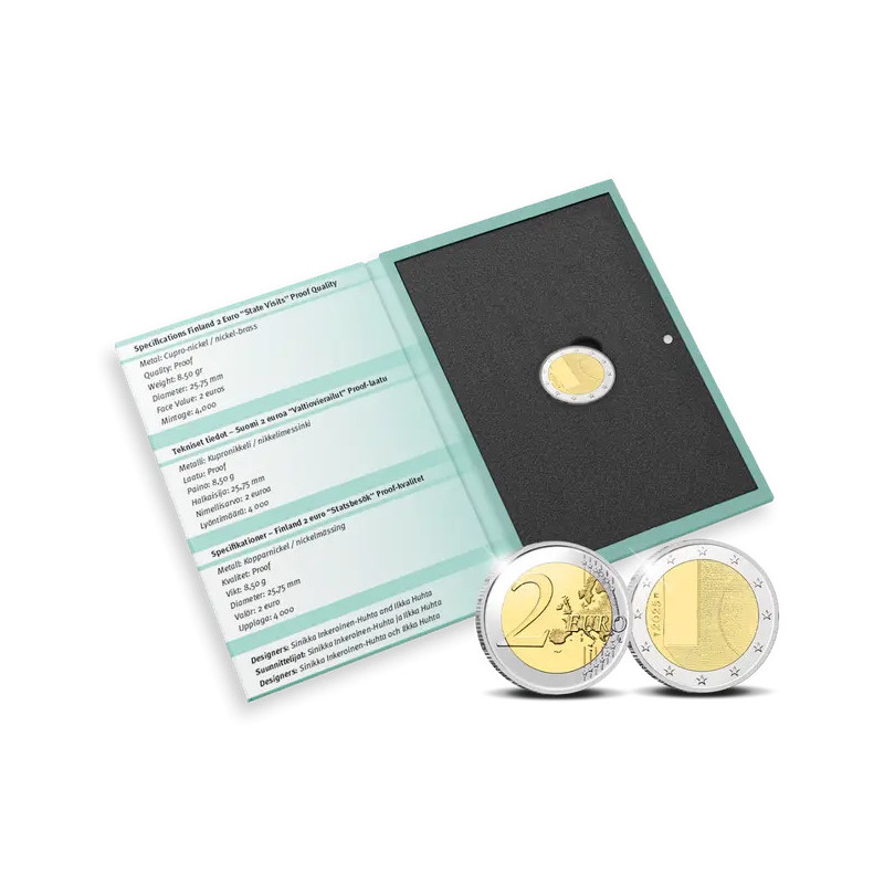 2 Euro Finland 2025 - State visit from Finland (Proof)