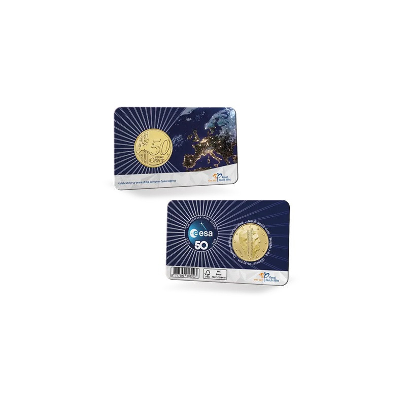 50 cent Hollandia 2025 - Európai Űrügynökség (UNC)