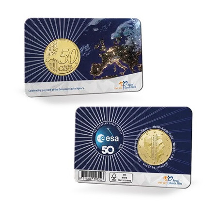 50 cent Hollandia 2025 - Európai Űrügynökség (UNC)