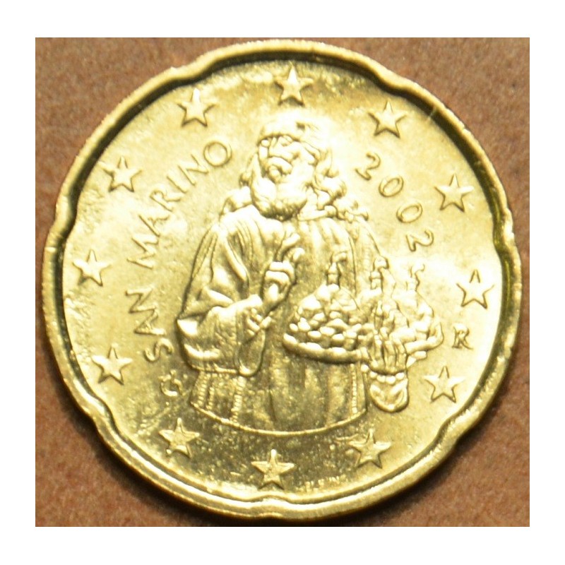 eurocoin eurocoins 20 cent San Marino 2002 (UNC)