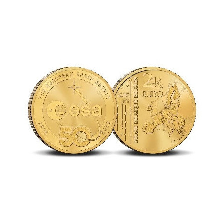 2,5 Euro Belgium 2025 - ESA (BU with Dutch text)