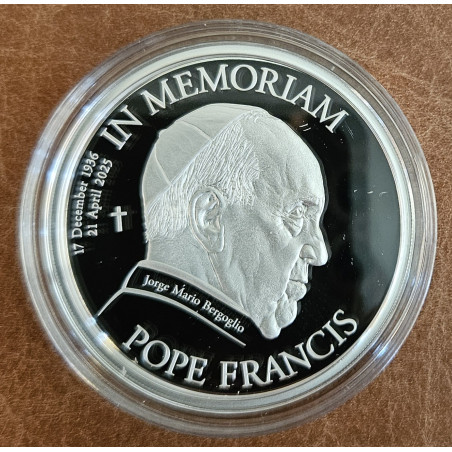 5 dollars Cook islands - In memoriam Pope Francis (Proof)