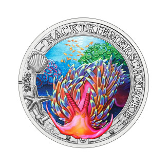 3 Euro Ausztria 2025 - Csupaszkopoltyús csiga (UNC)