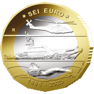 6 Euro Olaszország 2025 - Parti őrség (BU)