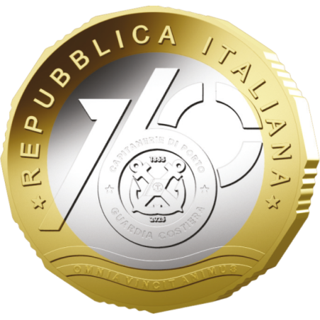 6 Euro Taliansko 2025 - Pobrežná stráž (BU)