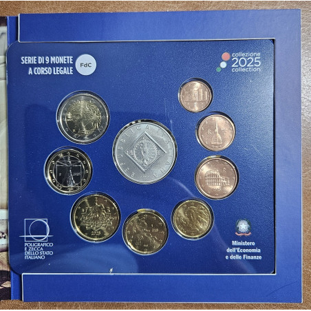 Olaszország 2025 - 9 részes forgalmi sor (BU)