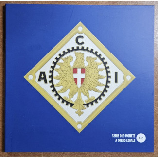 Taliansko 2025 - sada 9 mincí s 3 Euro mincou ACI (BU)