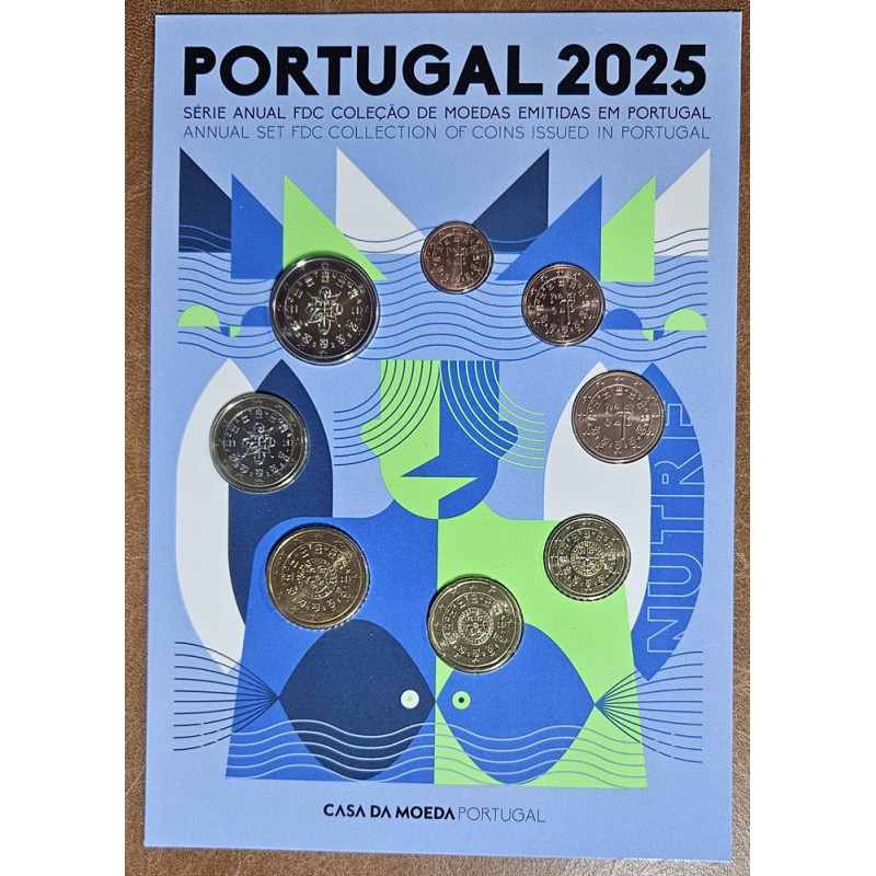 Portugália 2025 - 8 részes forgalmi sor (UNC)
