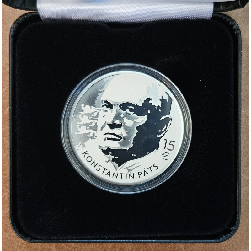 15 Euro Észtország 2024 Konstantin Päts 150 (Proof)