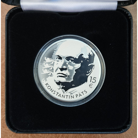 15 Euro Estonia 2024 Konstantin Päts 150 (Proof)