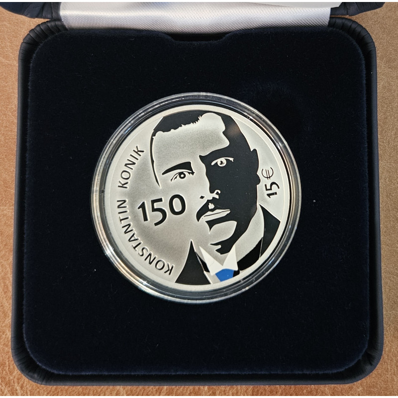 15 Euro Estónsko 2023 Konstantin Konik 150 (Proof)