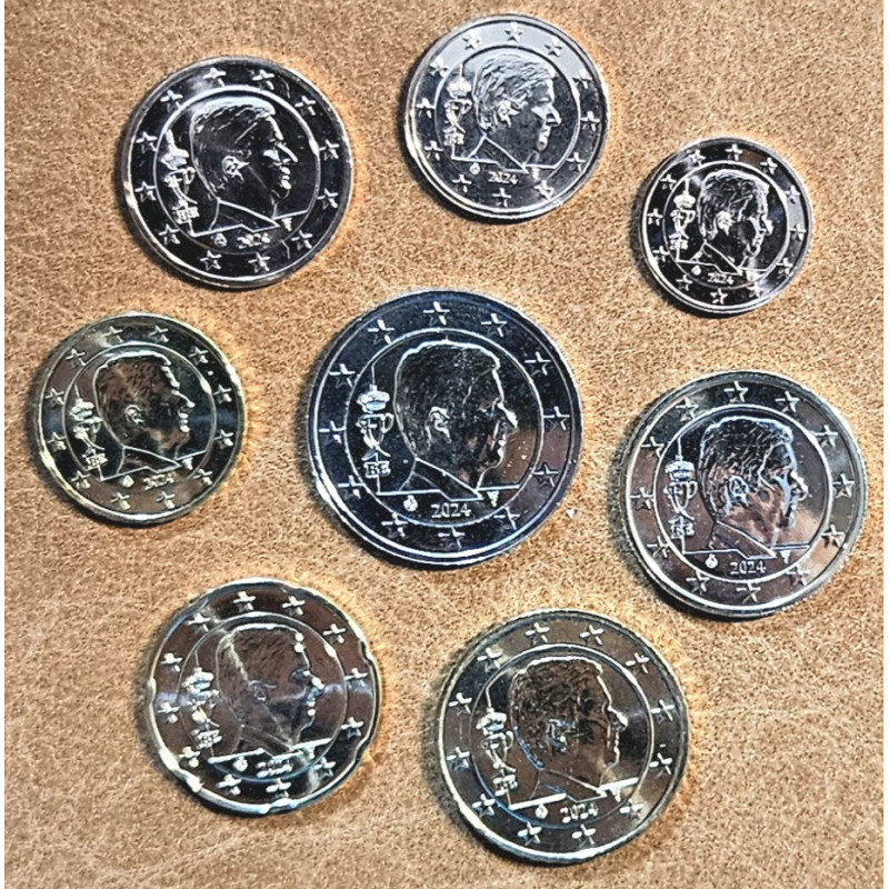 Belgium 2025 set of 8 eurocoins (UNC)
