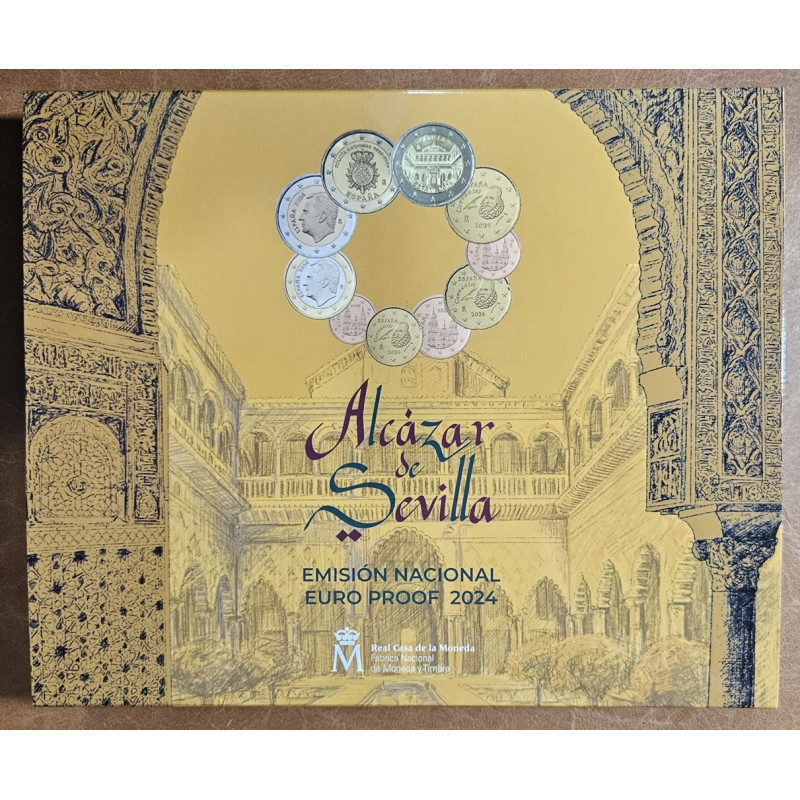 Spain 2024 set of 10 eurocoins (Proof)