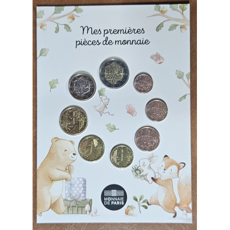 France 2025 set of 8 coins - My first coins (BU)