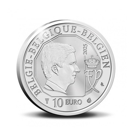 10 Euro Belgium 2025 - Neolithic Flint Mines at Spiennes (Proof)