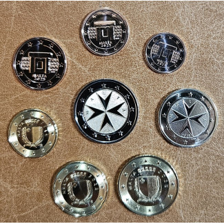 Malta 2025 set of 8 eurocoins (UNC)