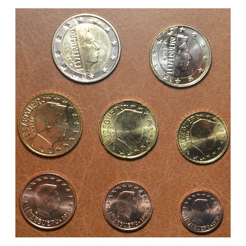 euroerme érme Luxemburg 2013 - 8 részes forgalmi sor (UNC)