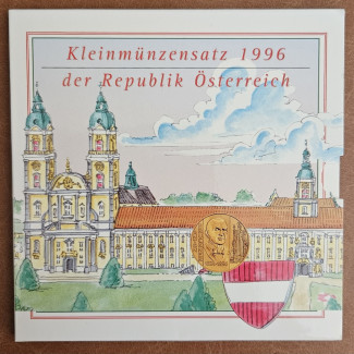 Rakúsko 1996 sada 6 mincí (BU)