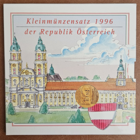Rakúsko 1996 sada 6 mincí (BU)