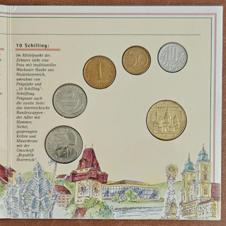 Ausztria 1995 forgalmi sor Krems (BU)