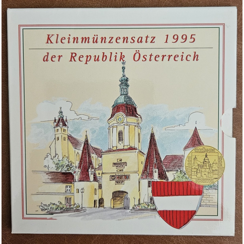 Rakúsko 1995 sada 6 mincí Krems (BU)