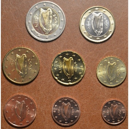 eurocoin eurocoins Set of 8 coins Ireland 2005 (UNC)