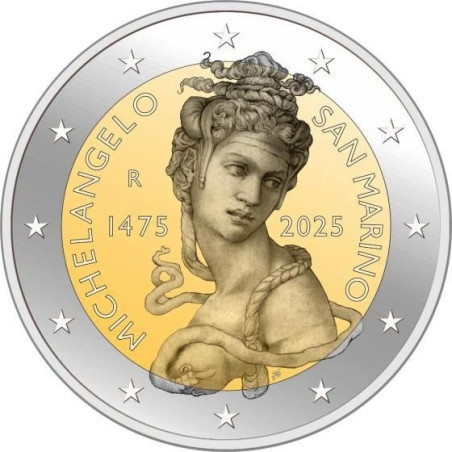 2 Euro San Marino 2025 - Michelangelo (UNC)
