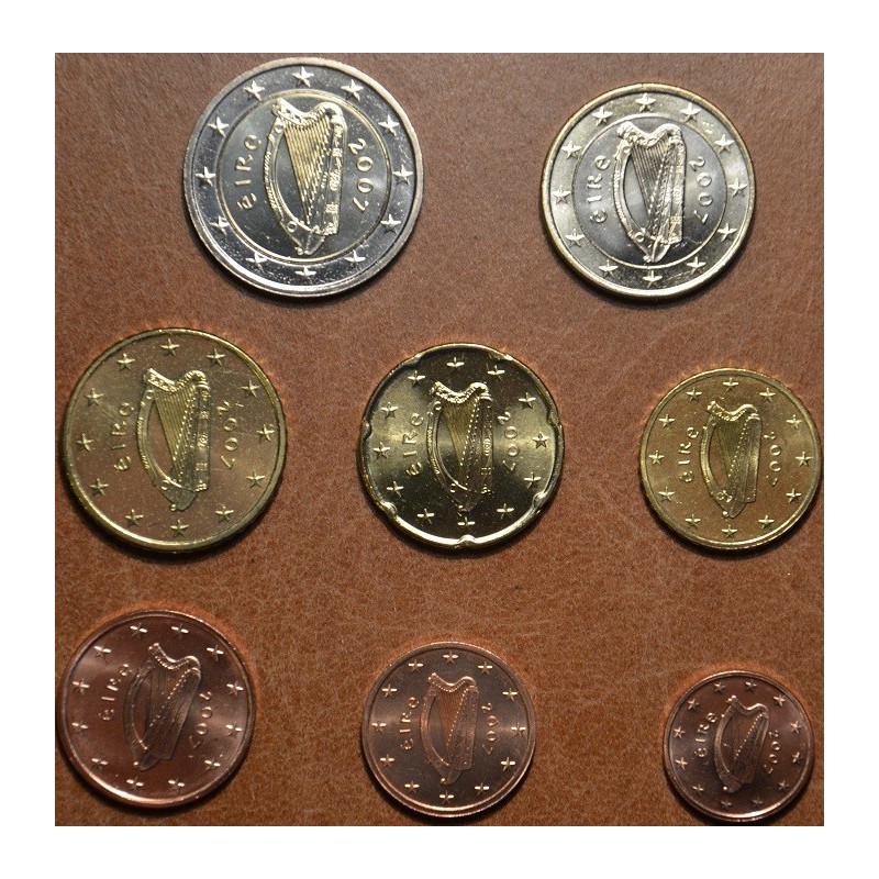 Euromince mince Sada 8 mincí Írsko 2007 (UNC)
