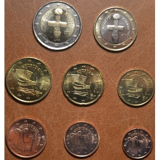 Set of 8 eurocoins Cyprus 2009 (UNC)