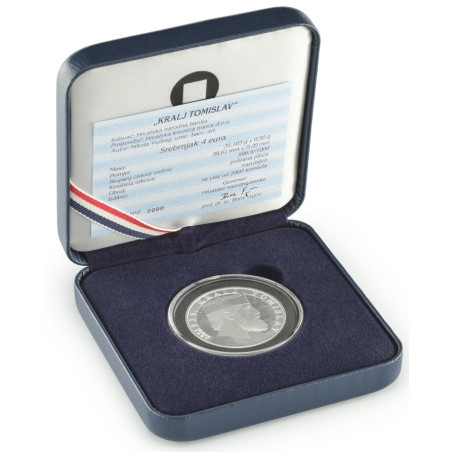 4 Euro Chorvátsko 2025 - Kráľ Tomislav (Proof)