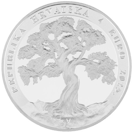 4 Euro Chorvátsko 2025 - Kráľ Tomislav (Proof)