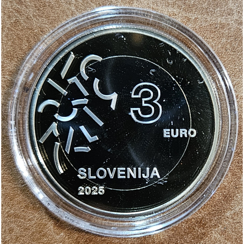 3 Euro Slovenia 2025 Nova Gorica – Gorizia (Proof)