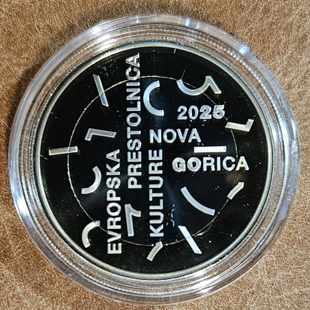 3 Euro Slovinsko 2025 Nova Gorica – Gorizia (Proof)