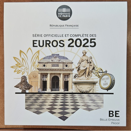 Franciaország 2025 - 8 részes forgalmi sor (Proof)