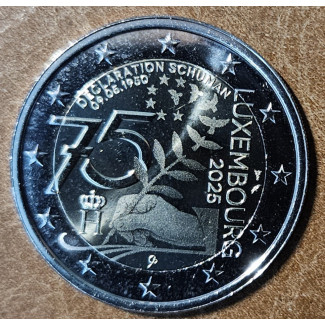 2 Euro Luxembursko 2025 - Schumanova deklarácia (BU foto verzia)