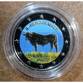 2 Euro Malta 2025 - Maltský vôl (farebná UNC)