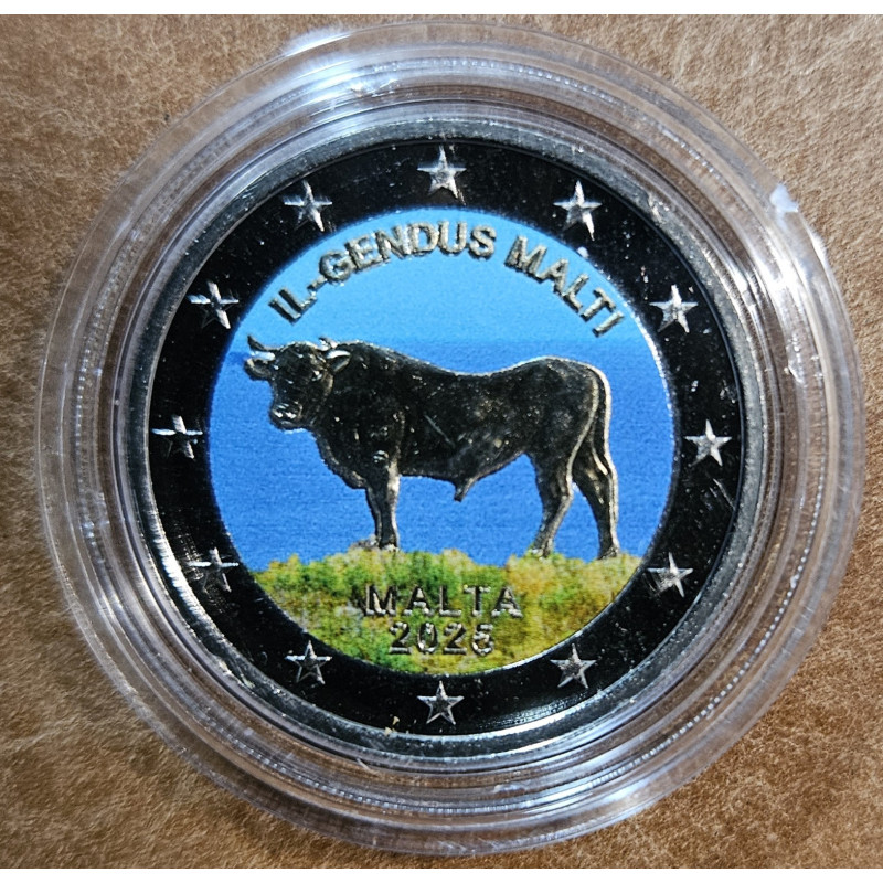 2 Euro Malta 2025 - The Maltese ox (colored UNC)